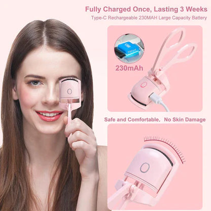 Transform Your Look with the Ultraglow Electric Eyelash Curler - Achieve Stunning, Long-Lasting Curls Effortlessly!