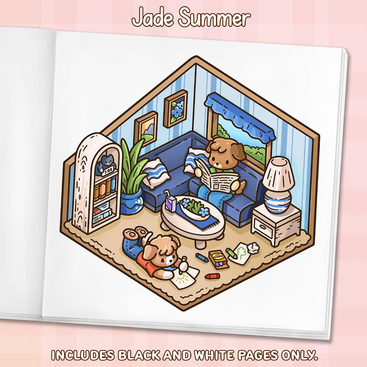 Comfy Places: Cute Coloring Book for Adults and Teens with Cozy Rooms and Hygge Scenes for Relaxation (Cozy Coloring Books)