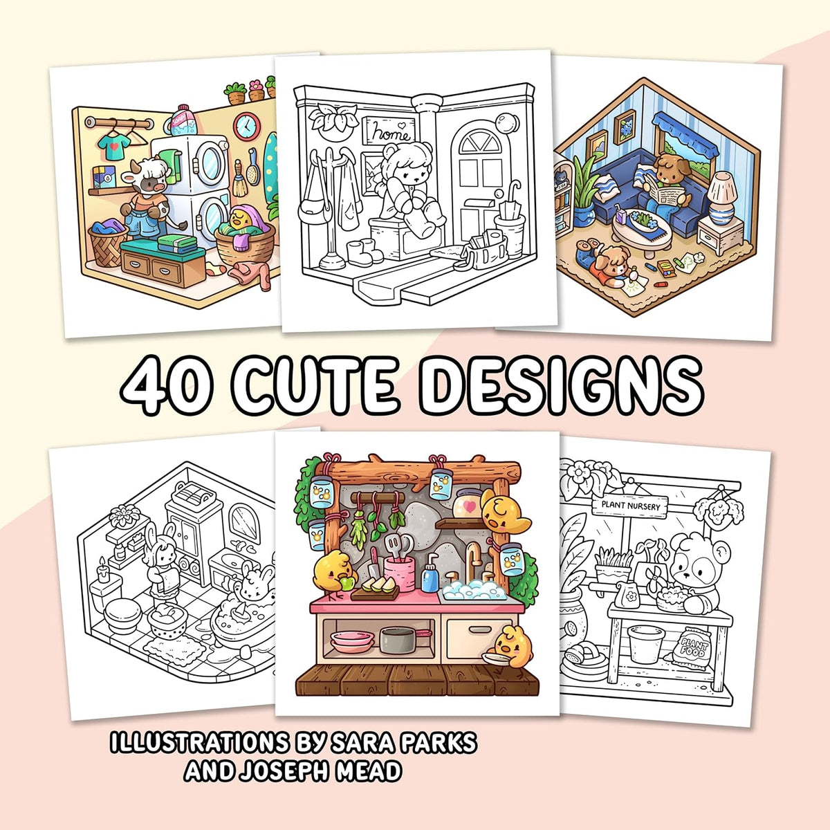 Comfy Places: Cute Coloring Book for Adults and Teens with Cozy Rooms and Hygge Scenes for Relaxation (Cozy Coloring Books)