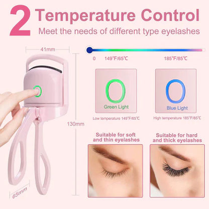 Transform Your Look with the Ultraglow Electric Eyelash Curler - Achieve Stunning, Long-Lasting Curls Effortlessly!